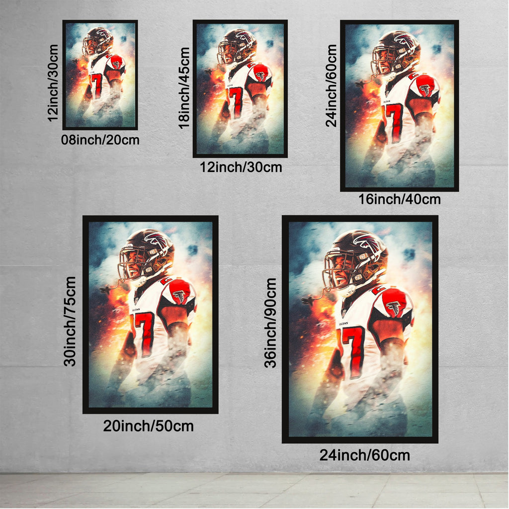 Damontae Kazee Art Sports Decorative Poster School Dormitory 5 Canvas Wall Art Poster Decor Gift
