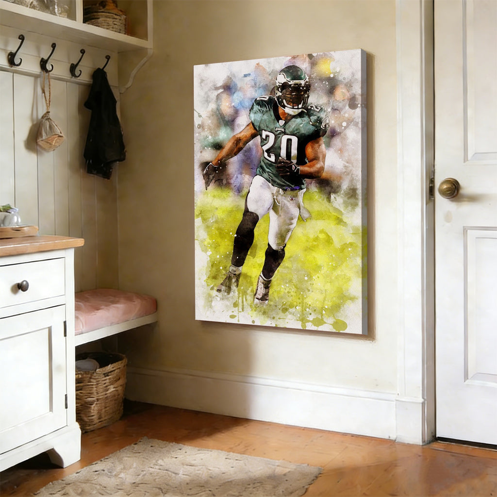 Brian Dawkins Art Poster 2 Canvas Wall Art Poster Decor Gift