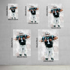 Cam Newton Celebrity Sports Art Poster School Dining Room Decoration 5 Canvas Wall Art Poster Decor Gift
