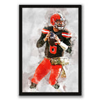 Baker Mayfield Celebrity Sports Art Poster School Dining Room Decoration 8 Canvas Wall Art Poster Decor Gift