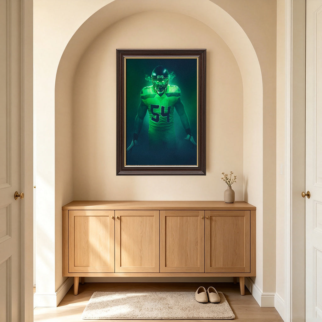 Bobby Wagner Art Sports Decorative Poster School Dormitory 6 Canvas Wall Art Poster Decor Gift