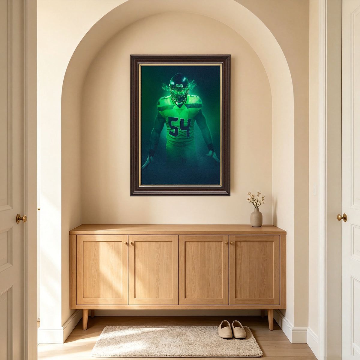 Bobby Wagner Art Sports Decorative Poster School Dormitory 6 Canvas Wall Art Poster Decor Gift