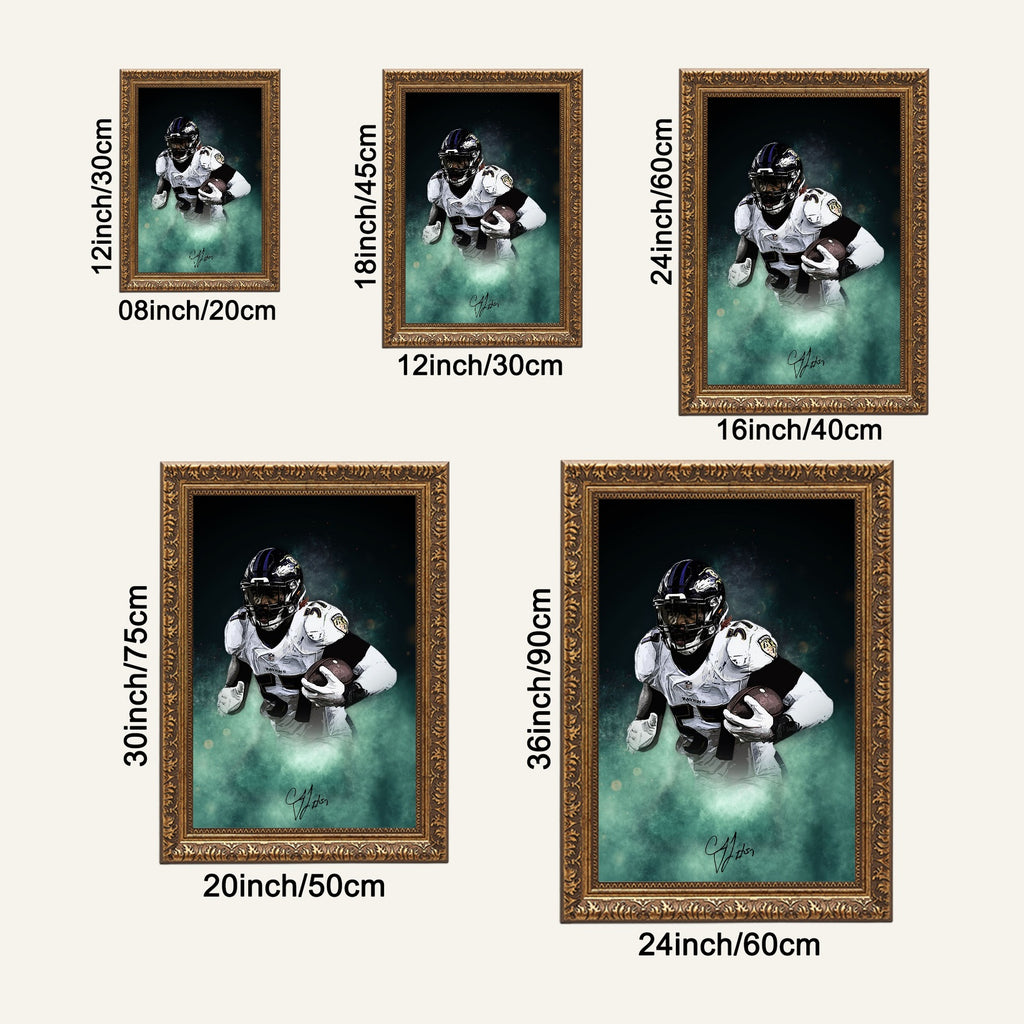 CJ Mosley Celebrity Sports Art Poster School Dining Room Decoration 8 Canvas Wall Art Poster Decor Gift