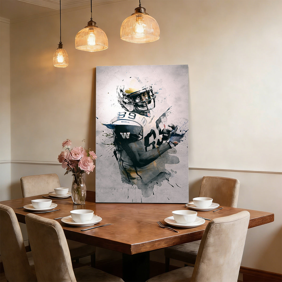Clarence Denmark Art Sports Decorative Poster School Dormitory 7 Canvas Wall Art Poster Decor Gift