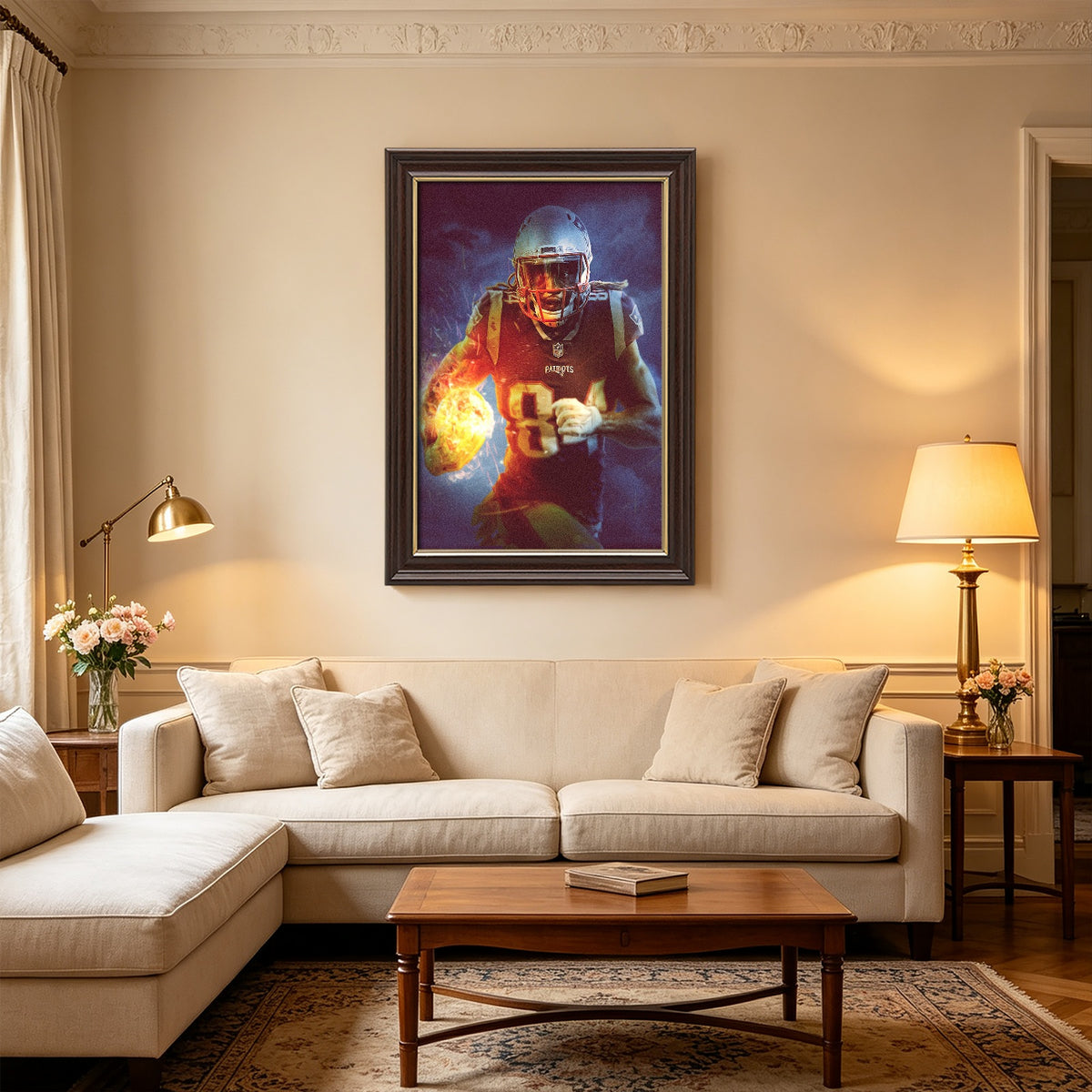 Cordarrelle Patterson Art Sports Decorative Poster School Dormitory 6 Canvas Wall Art Poster Decor Gift