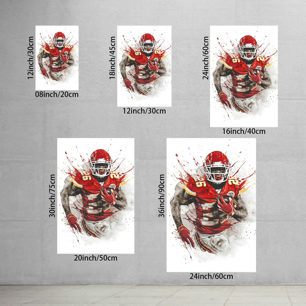 Damien Williams Art Sports Decorative Poster School Dormitory 8 Canvas Wall Art Poster Decor Gift