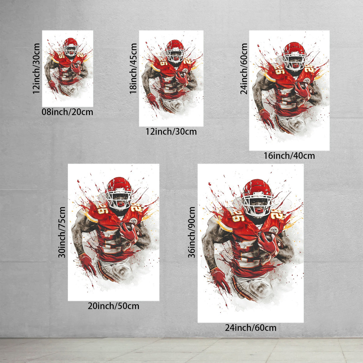 Damien Williams Art Sports Decorative Poster School Dormitory 8 Canvas Wall Art Poster Decor Gift