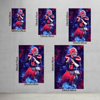 Baker Mayfield Sports Celebrity Art Deco Poster 3 Canvas Wall Art Poster Decor Gift