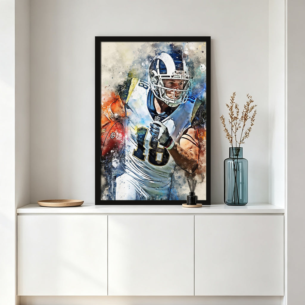 Cooper Kupp Celebrity Sports Art Poster School Dining Room Decoration 8 Canvas Wall Art Poster Decor Gift