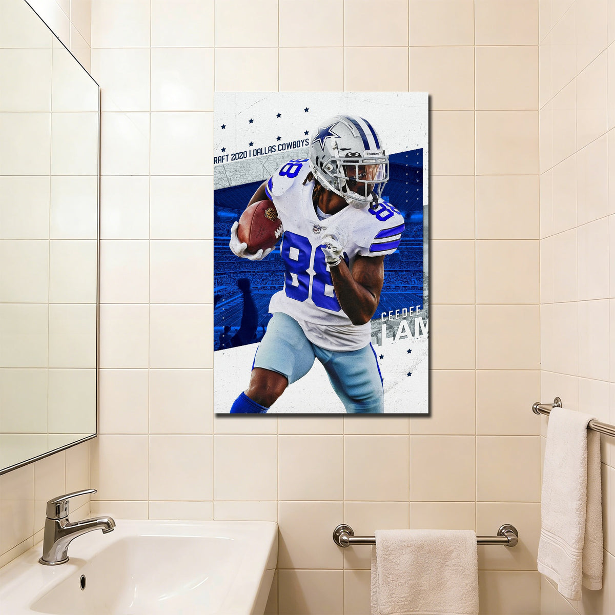 CeeDee Lamb Celebrity Sports Art Poster School Dining Room Decoration 8 Canvas Wall Art Poster Decor Gift