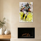 Brian Dawkins Art Poster 2 Canvas Wall Art Poster Decor Gift