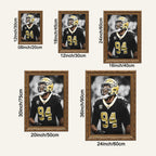 Cameron Jordan Celebrity Sports Art Poster School Dining Room Decoration 1 Canvas Wall Art Poster Decor Gift