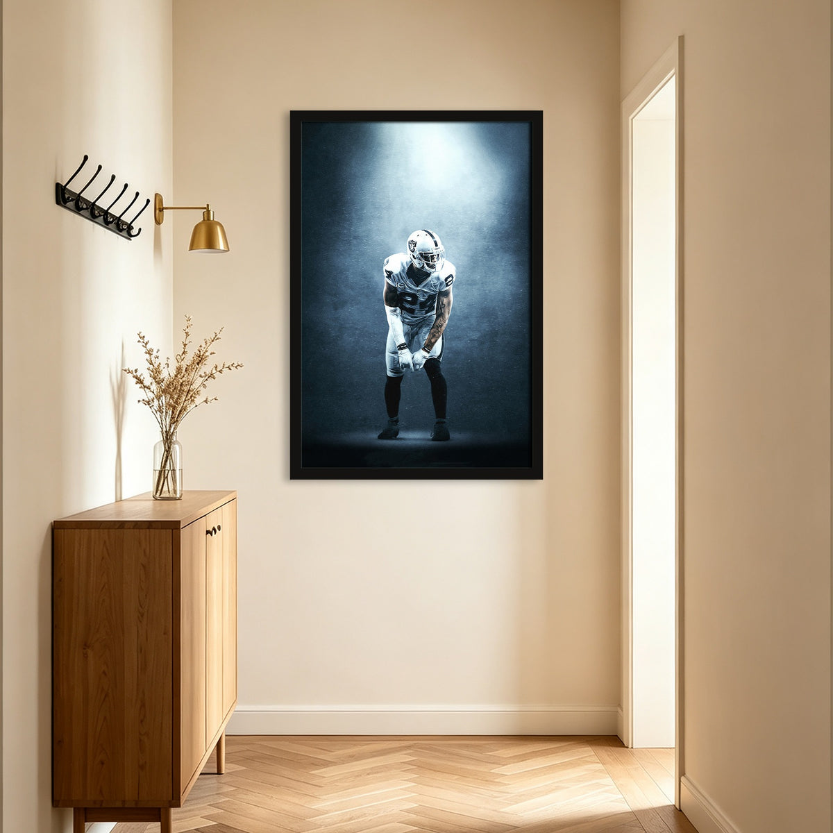 Charles Woodson Art Sports Decorative Poster School Dormitory 7 Canvas Wall Art Poster Decor Gift