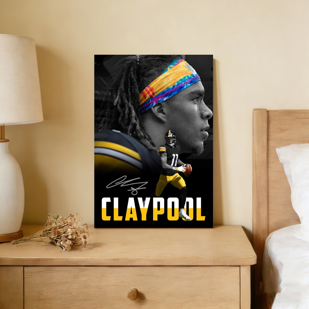 Chase Claypool Sports Celebrity Art Deco Poster 1 Canvas Wall Art Poster Decor Gift