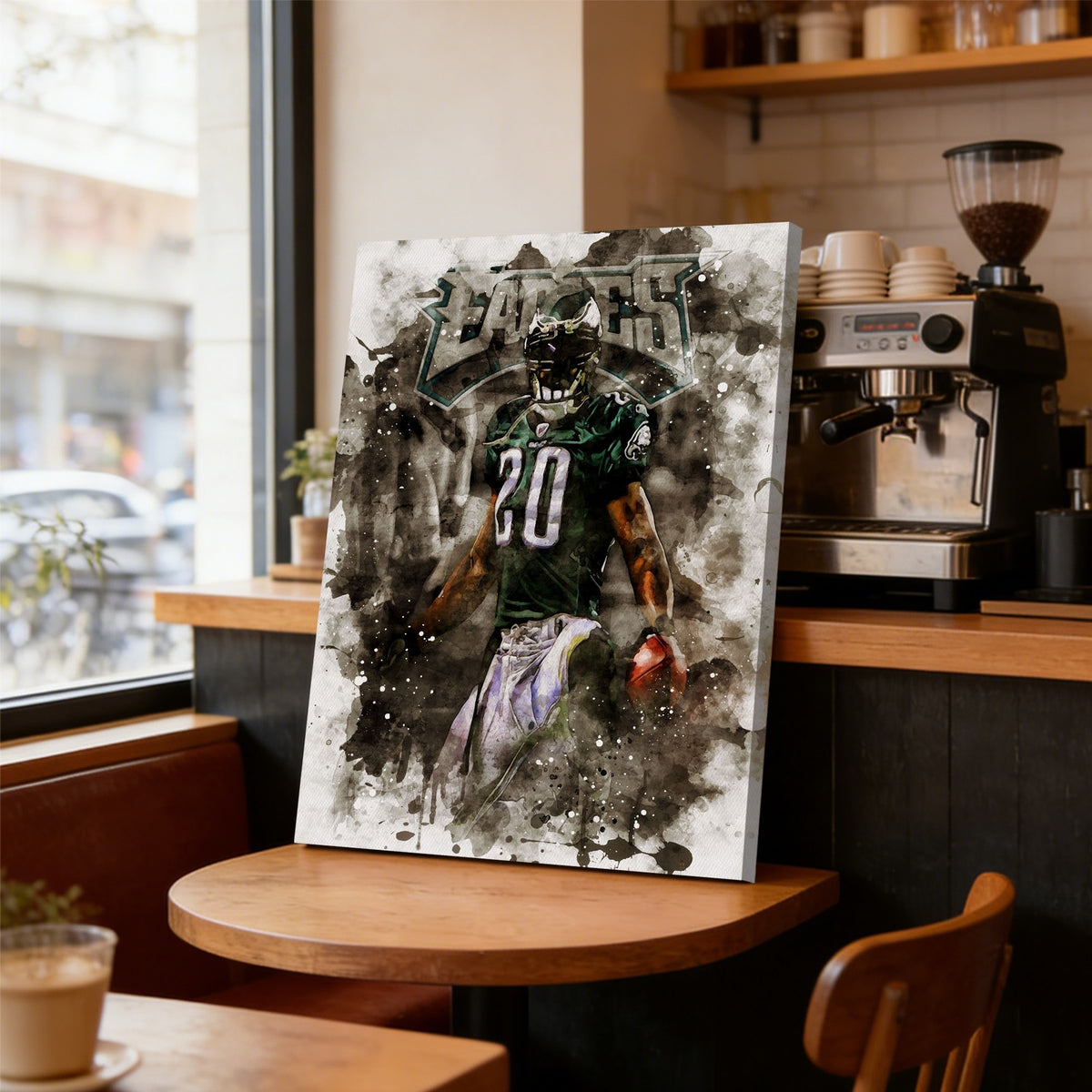 Brian Dawkins Art Poster 8 Canvas Wall Art Poster Decor Gift