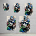 Chris Carson Celebrity Sports Art Poster School Dining Room Decoration 0 Canvas Wall Art Poster Decor Gift