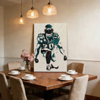 Brian Dawkins Art Poster 6 Canvas Wall Art Poster Decor Gift