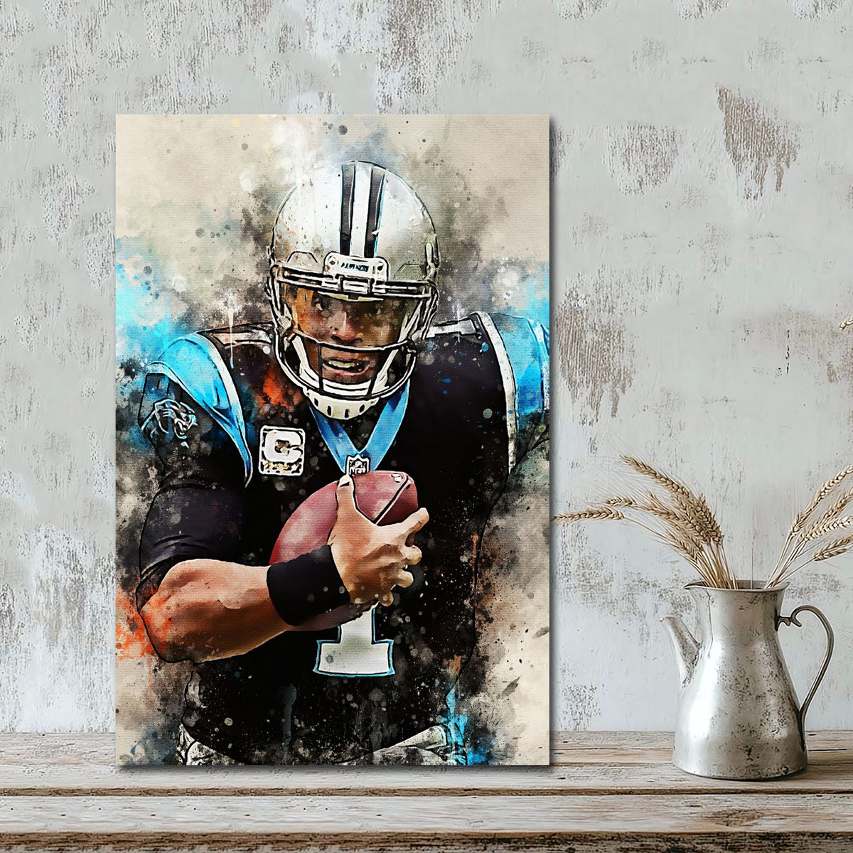 Cam Newton Celebrity Sports Art Poster School Dining Room Decoration 0 Canvas Wall Art Poster Decor Gift