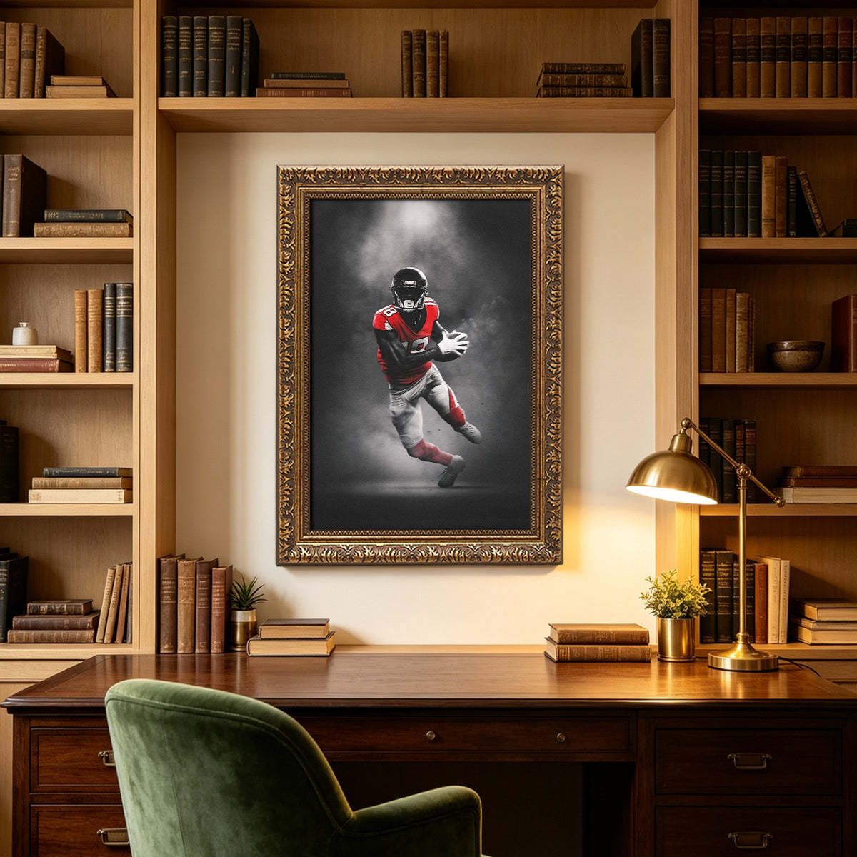 Calvin Ridley Art Sports Decorative Poster School Dormitory 6 Canvas Wall Art Poster Decor Gift