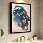Carson Wentz Art Sports Decorative Poster School Dormitory 3 Canvas Wall Art Poster Decor Gift