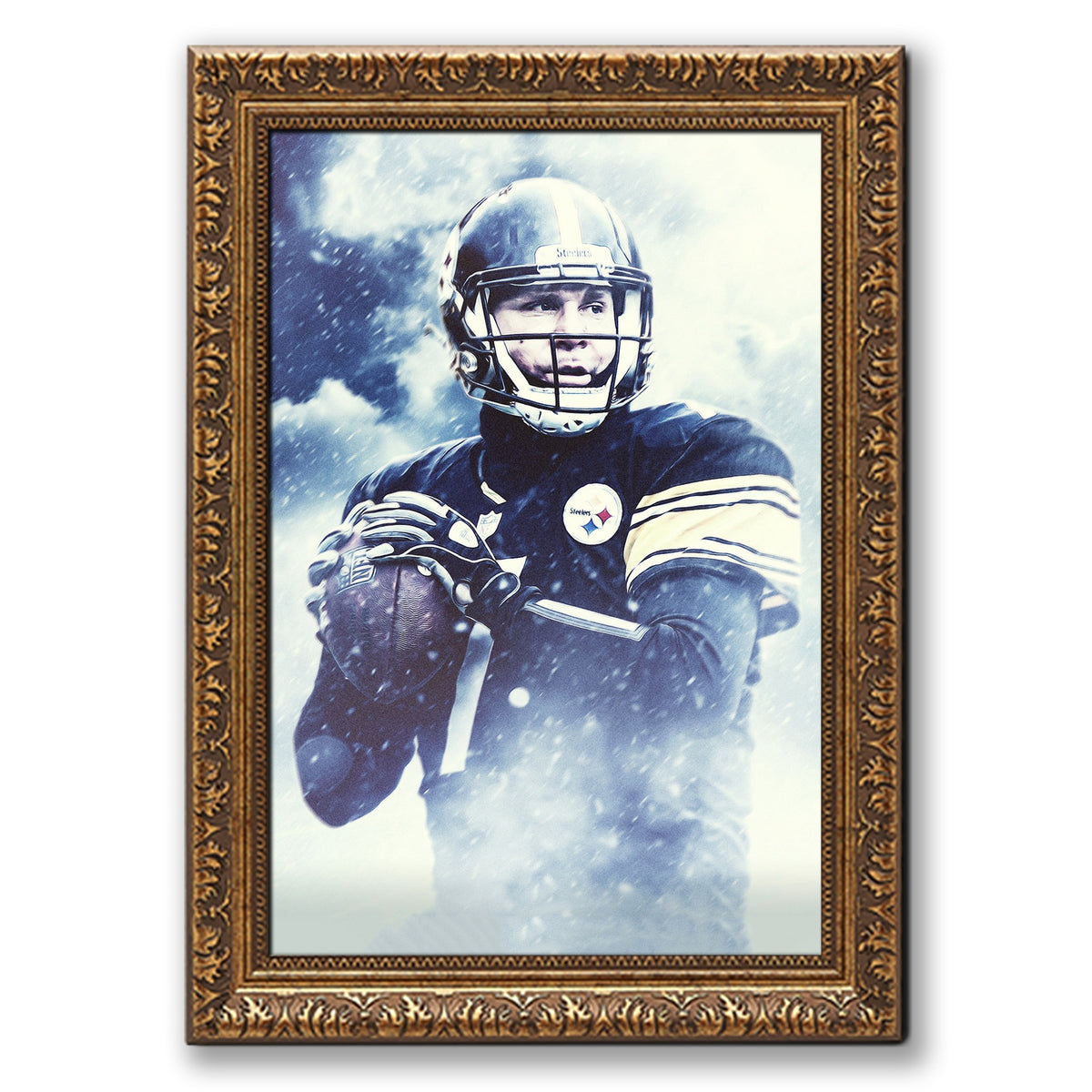 Ben Roethlisberger Art Sports Decorative Poster School Dormitory 1 Canvas Wall Art Poster Decor Gift