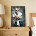Dan Marino Celebrity Sports Art Poster School Dining Room Decoration 0 Canvas Wall Art Poster Decor Gift