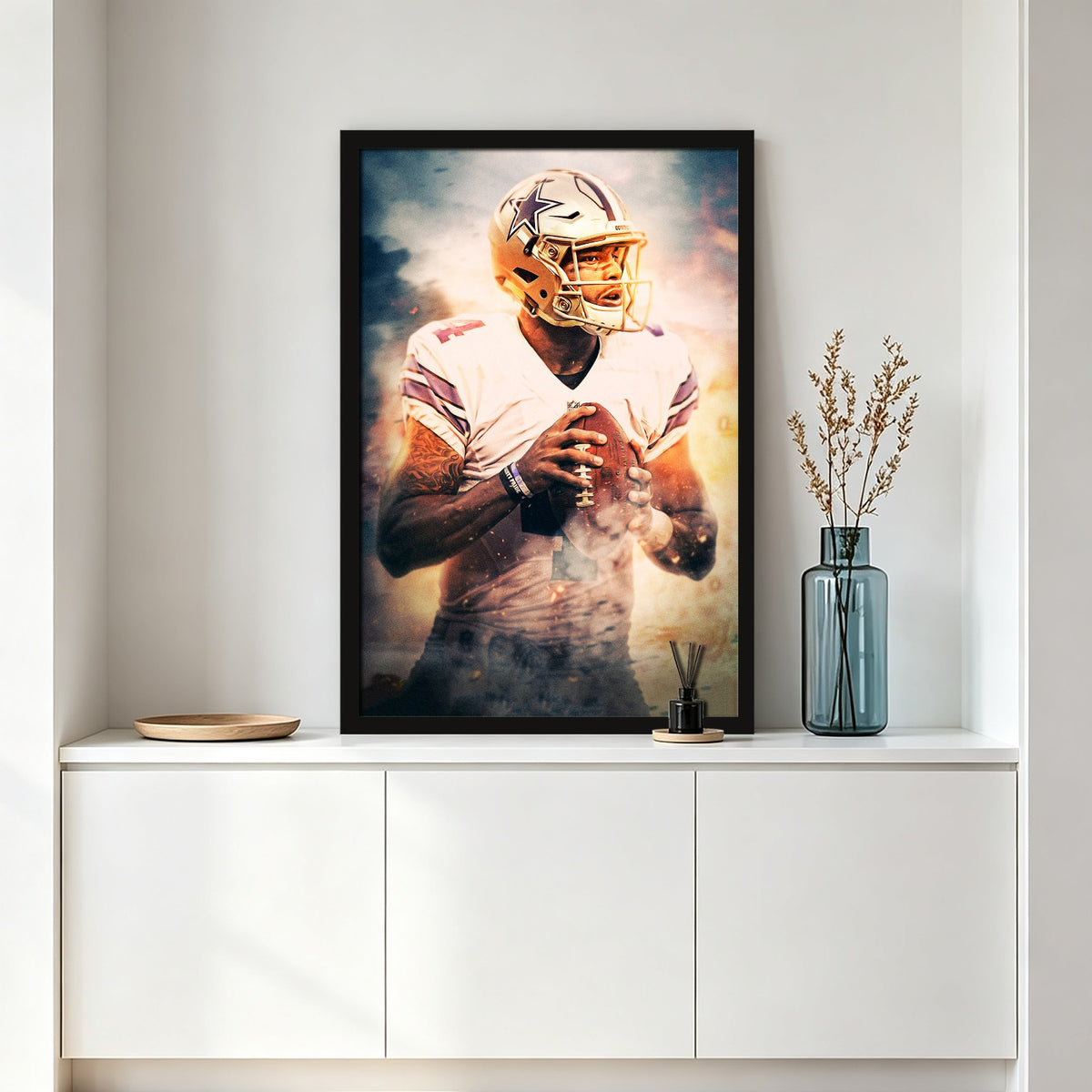 Dak Prescott Celebrity Sports Art Poster School Dining Room Decoration 8 Canvas Wall Art Poster Decor Gift
