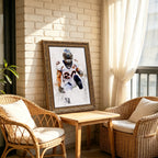 Brian Dawkins Art Poster 7 Canvas Wall Art Poster Decor Gift
