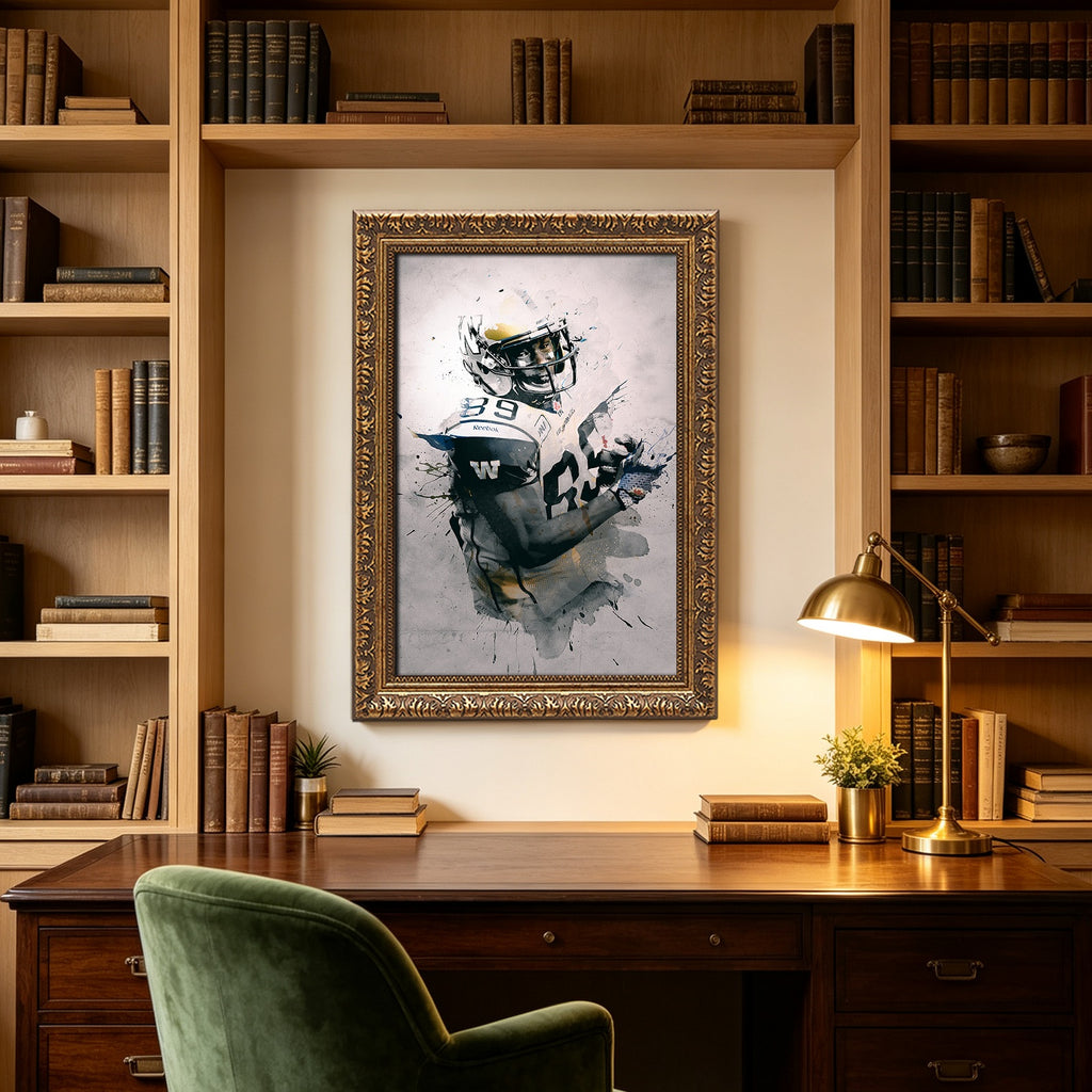 Clarence Denmark Art Sports Decorative Poster School Dormitory 7 Canvas Wall Art Poster Decor Gift