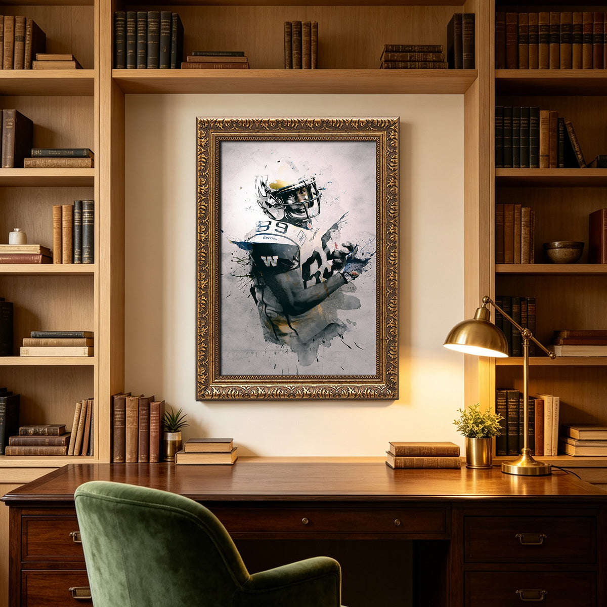 Clarence Denmark Art Sports Decorative Poster School Dormitory 7 Canvas Wall Art Poster Decor Gift