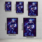 Carson Wentz Sports Celebrity Art Deco Poster 3 Canvas Wall Art Poster Decor Gift