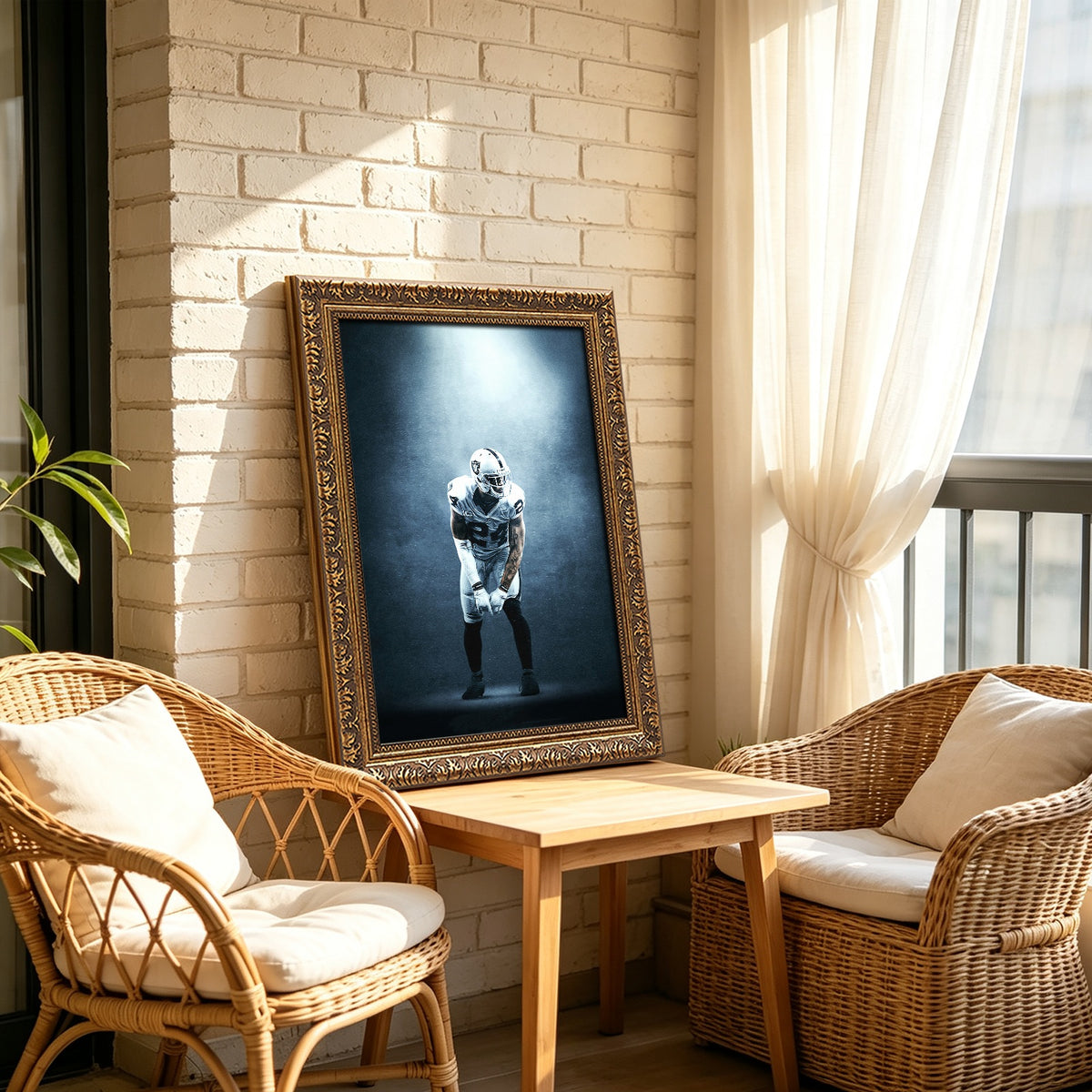 Charles Woodson Art Sports Decorative Poster School Dormitory 7 Canvas Wall Art Poster Decor Gift
