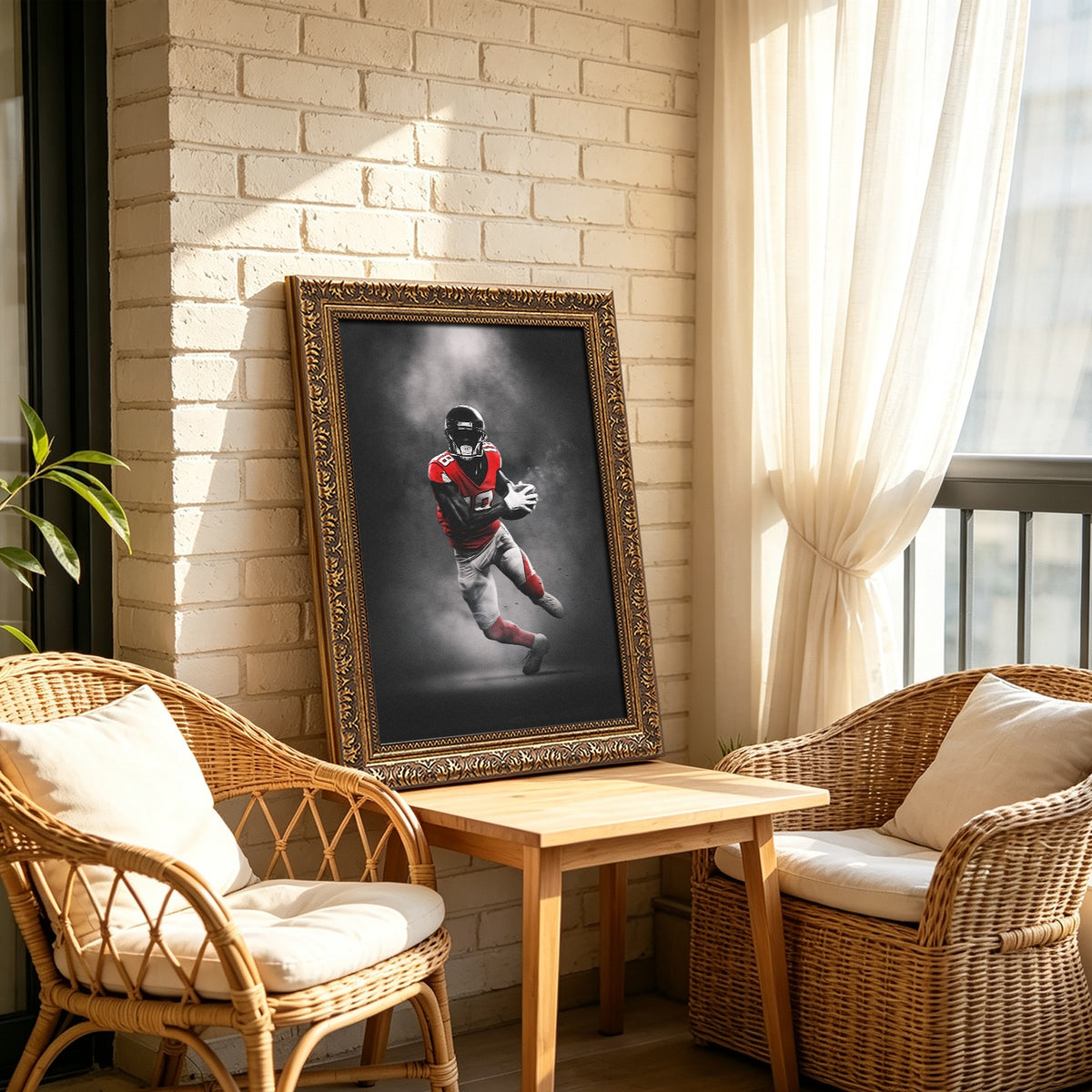 Calvin Ridley Art Sports Decorative Poster School Dormitory 6 Canvas Wall Art Poster Decor Gift