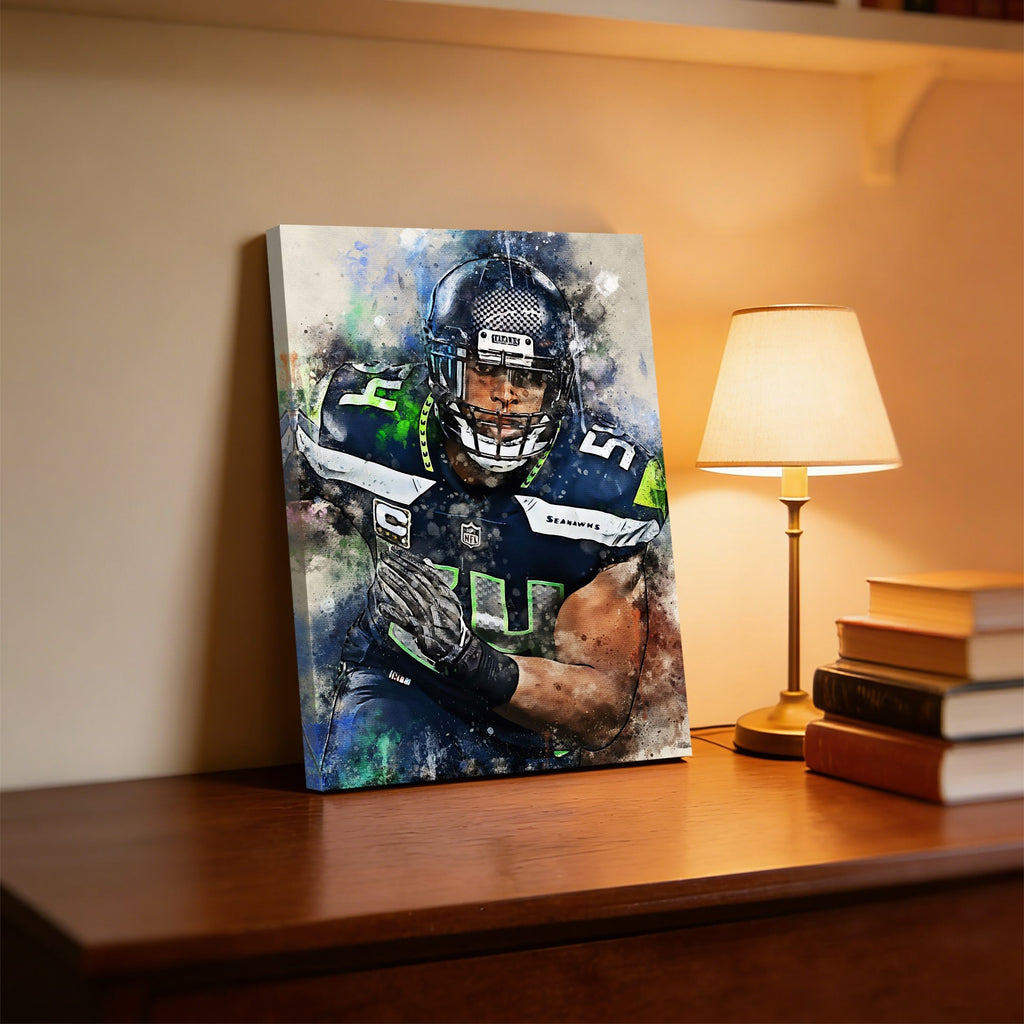 Bobby Wagner Celebrity Sports Art Poster School Dining Room Decoration 1 Canvas Wall Art Poster Decor Gift