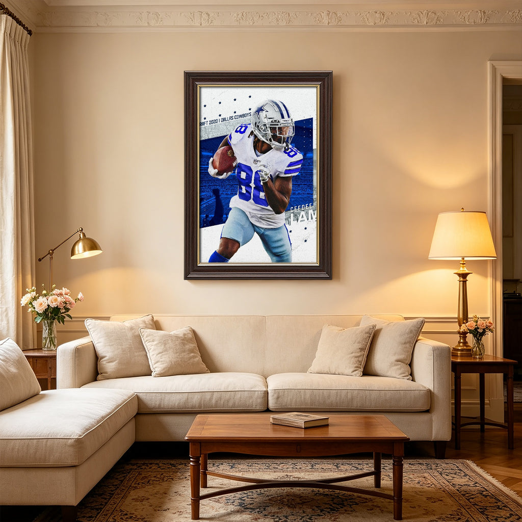 CeeDee Lamb Celebrity Sports Art Poster School Dining Room Decoration 8 Canvas Wall Art Poster Decor Gift