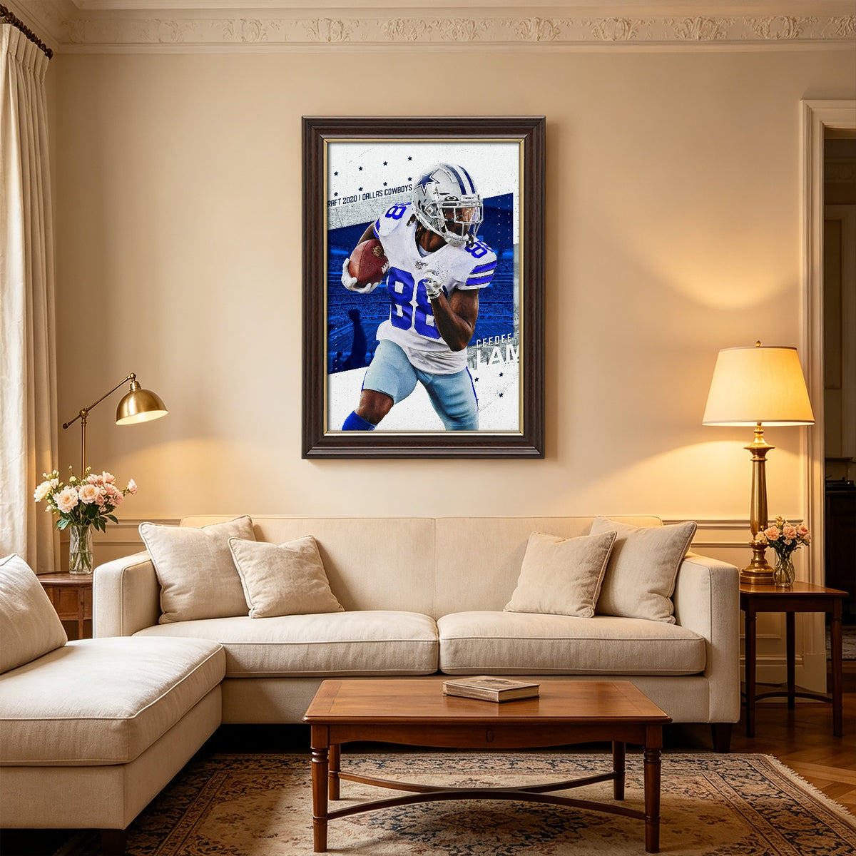 CeeDee Lamb Celebrity Sports Art Poster School Dining Room Decoration 8 Canvas Wall Art Poster Decor Gift
