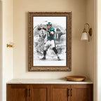 Carson Wentz Art Sports Decorative Poster School Dormitory 1 Canvas Wall Art Poster Decor Gift