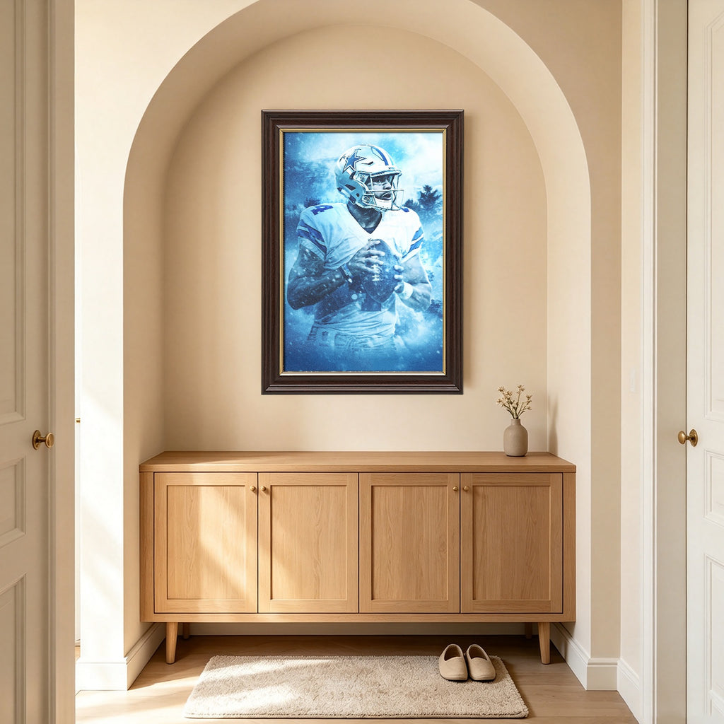 Dak Prescott Art Sports Decorative Poster School Dormitory 7 Canvas Wall Art Poster Decor Gift