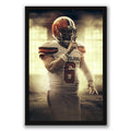 Baker Mayfield Art Sports Decorative Poster School Dormitory 2 Canvas Wall Art Poster Decor Gift