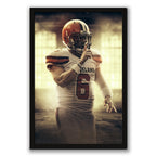 Baker Mayfield Art Sports Decorative Poster School Dormitory 2 Canvas Wall Art Poster Decor Gift