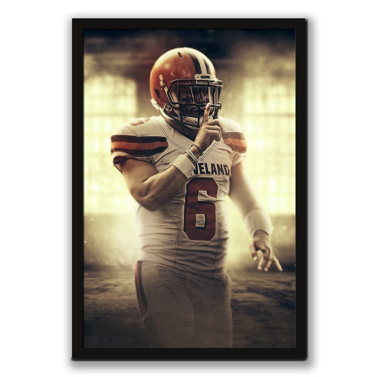 Baker Mayfield Art Sports Decorative Poster School Dormitory 2 Canvas Wall Art Poster Decor Gift