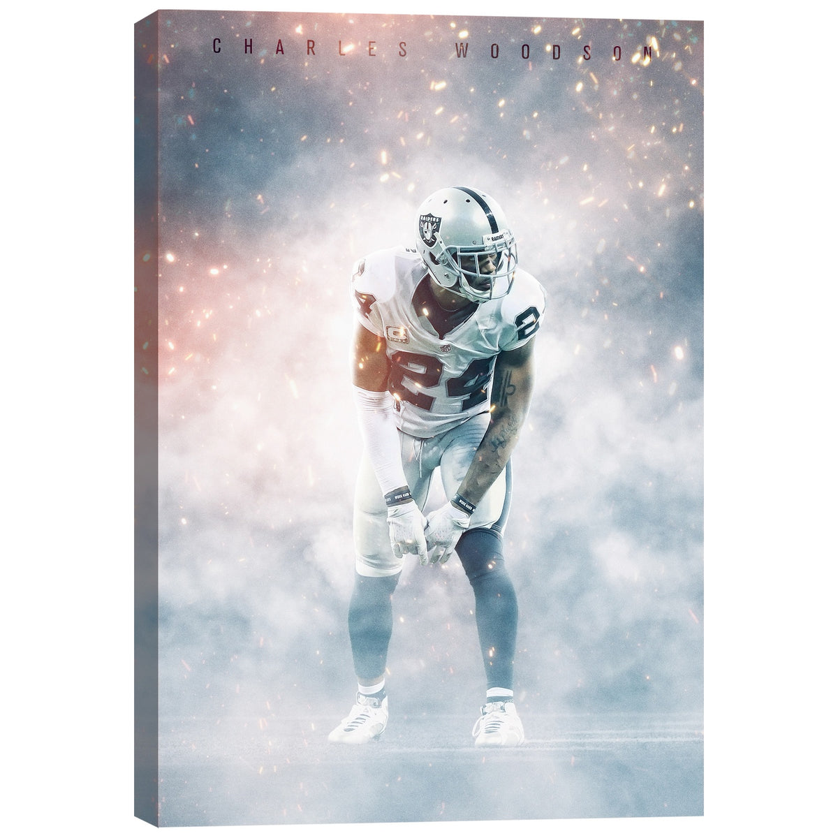 Charles Woodson Celebrity Sports Art Poster School Dining Room Decoration 3 Canvas Wall Art Poster Decor Gift
