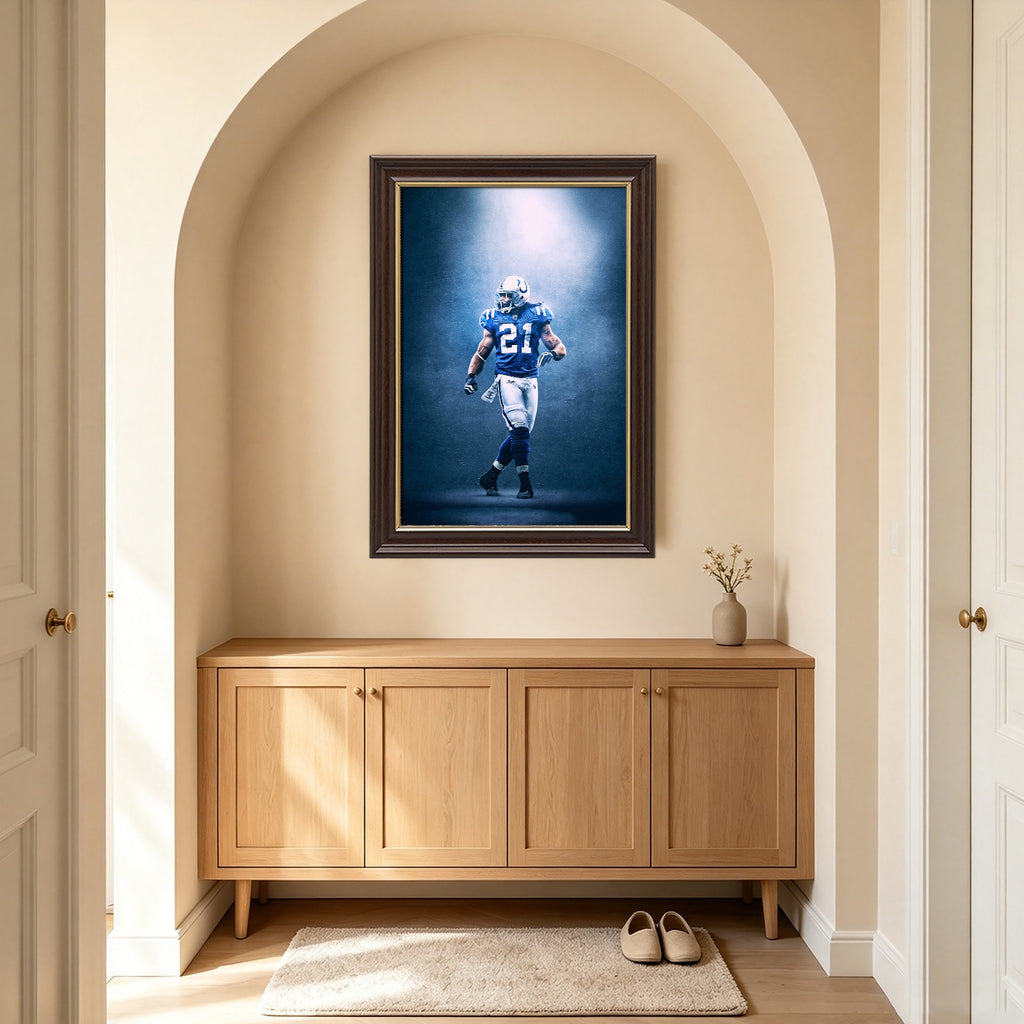 Bob Sanders Art Sports Decorative Poster School Dormitory 7 Canvas Wall Art Poster Decor Gift