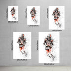 Baker Mayfield Art Sports Decorative Poster School Dormitory 0 Canvas Wall Art Poster Decor Gift