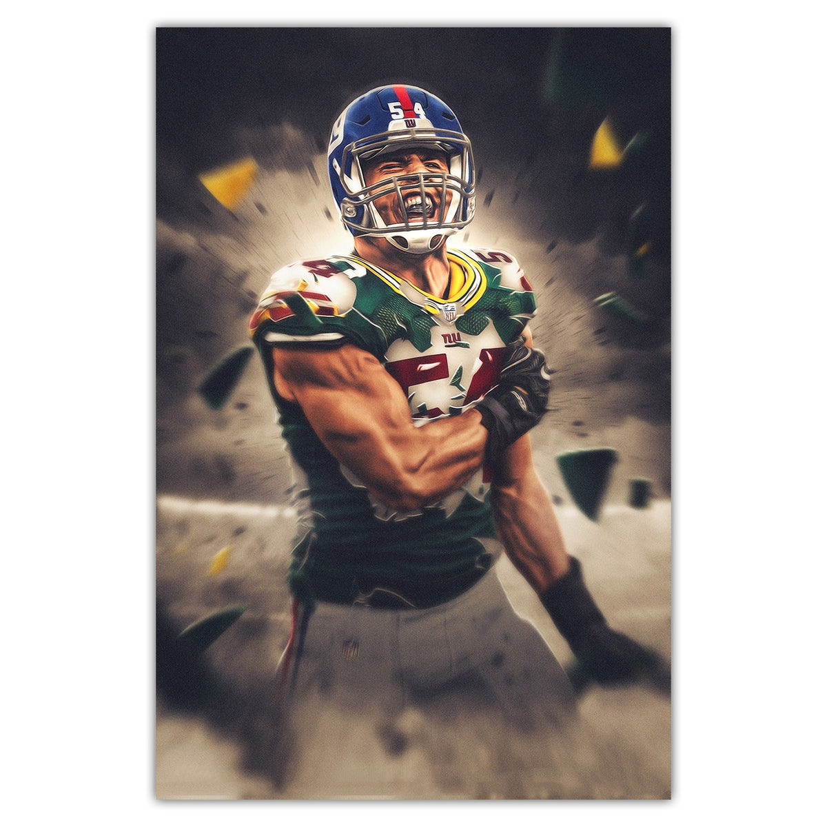 Blake Martinez Art Sports Decorative Poster School Dormitory 8 Canvas Wall Art Poster Decor Gift
