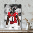 Calvin Ridley Art Sports Decorative Poster School Dormitory 9 Canvas Wall Art Poster Decor Gift