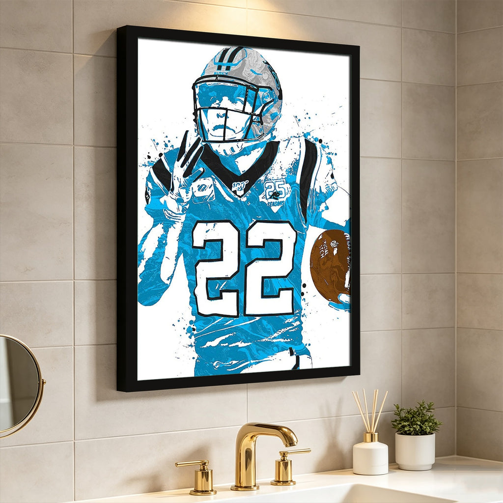 Christian McCaffrey Celebrity Sports Art Poster School Dining Room Decoration 9 Canvas Wall Art Poster Decor Gift