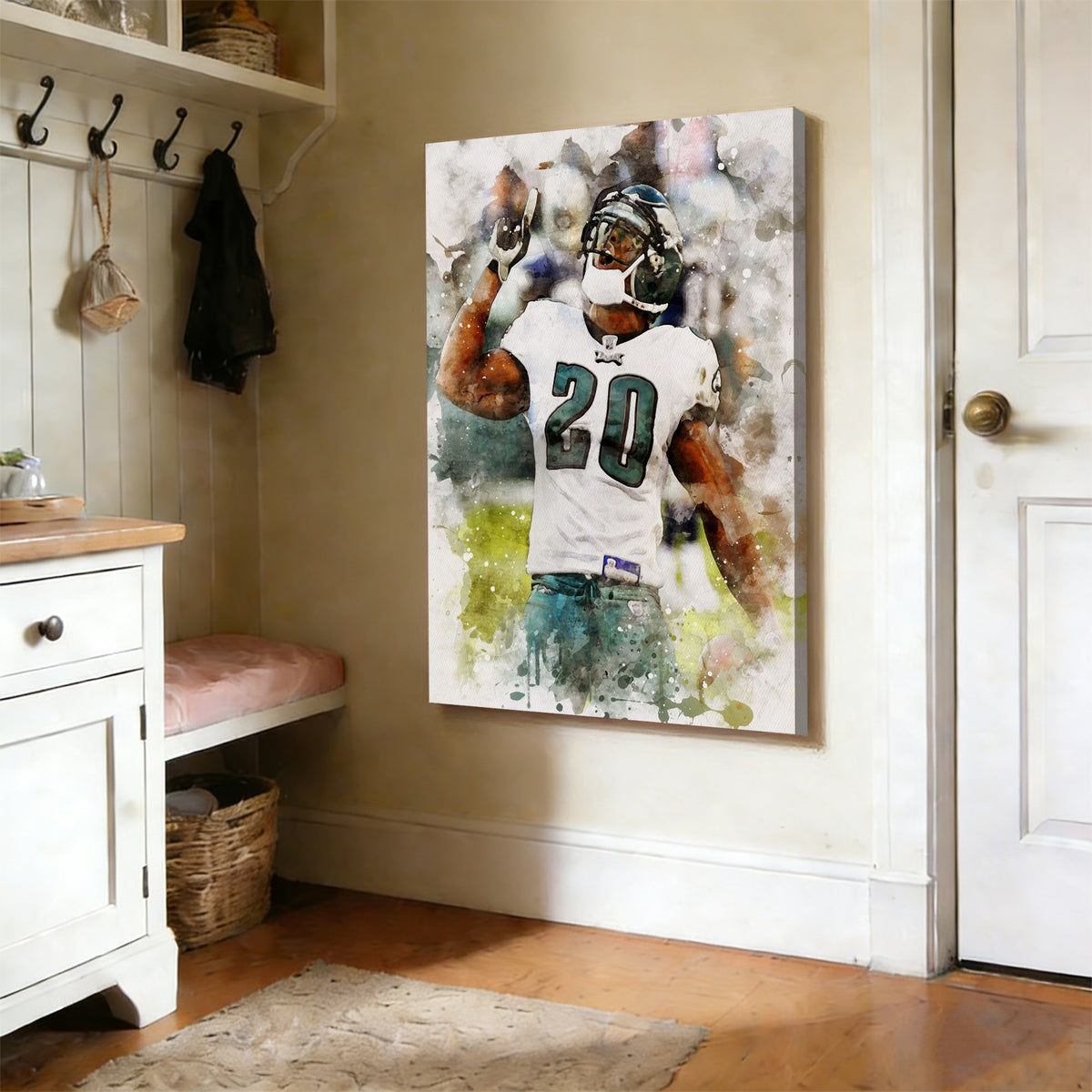 Brian Dawkins Art Poster 9 Canvas Wall Art Poster Decor Gift