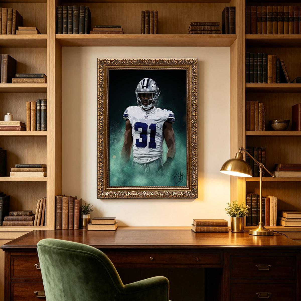 Byron Jones Celebrity Sports Art Poster School Dining Room Decoration 1 Canvas Wall Art Poster Decor Gift