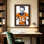 Champ Bailey Celebrity Sports Art Poster School Dining Room Decoration 1 Canvas Wall Art Poster Decor Gift